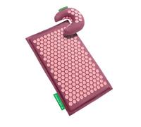 Pranamat Acupressure Small Moon Pillow Set, Premium Acupressure Therapy for Pain Relief and Relaxation, Handcrafted in Europe with Sustainable and Natural Materials (Rosegold)