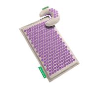 Pranamat Acupressure Small Moon Pillow Set, Premium Acupressure Therapy for Pain Relief and Relaxation, Handcrafted in Europe with Sustainable and Natural Materials (Amethyst)