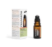 Pranarom AROMABOOST Roller Energy BIO 5 ML | Scots pine to help reduce the feeling of fatigue. Dermatologically tested. Course of 1 month. Alcohol free.