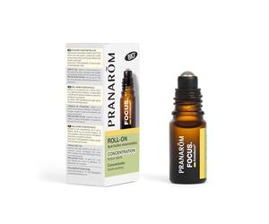 Pranarom AROMABOOST Roller Focus CONCENTRATIONBIO 5 ML | Peppermint to support concentration and memory. Immediate action, from 7 years. Course of 1 month. Alcohol free.