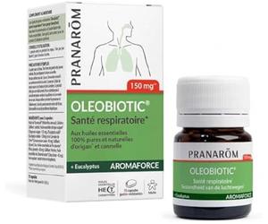 Pranarôm - AROMAFORCE OLEOBIOTIC - Respiratory tract health - 100% pure and integral essential oils - 15 capsules