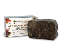 PraNatural Organic African Black Soap Face Body Anti-Ageing Shea Butter 200g Bar