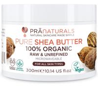 Pranaturals Organic Shea Butter 300ml - Raw Unrefined Moisturizer for Skin