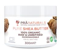 Pranaturals Organic Shea Butter 300ml - Raw Unrefined Moisturizer for Skin