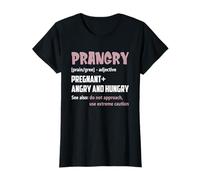 Prangry Pregnant Angry And Hungry Funny Definition Shirt T-Shirt