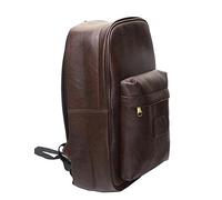 Pranjals House 15.6 Inch Black PU Leather Backpack Laptop Bag Laptop Bag Black Black Backpack Black Backpack, Black, Backpack