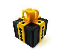 Prank Box for Adults - Annoying Gift Box with 3D Printed Middle Finger & Screw, Funny Gag Gifts, Creative Surprise Present for Birthday, Christmas, Halloween Pranks