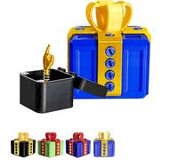 Prank Box, Hilarious Screw Challenge with Middle Finger Surprise, Annoying Gift Box, 3D Printed Annoying Gifts Boxs, Perfect Gag Gifts (Yellow Blue)