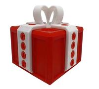 Prank Box, With Interactive Hidden Mechanism, Black Red, A Nnoying Funny 3d Printed Screw Gift Box, Gag Toys & Practical Jokes, 3d Printed Build, For Birthday, Christmas, Halloween, Festival,