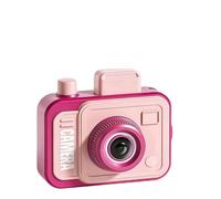 Prank Camera Water Gun, Dual Direction Spray Squirt Toy with Forward & Backward Water Function, Pocket Size Funny Summer Toy for Pool Party Beach Backyard Fight - Kids Gift (Pink)
