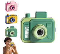 Prank Camera Water Gun, Dual Switch Forward & Reverse Shooting Squirt Blaster, Funny Camera Spray Toy for Pool Party, Beach, Outdoor Summer Water Fight Games for Kids & Adults (Green)