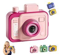 Prank Camera Water Gun for Kids Adults, 2-Way Squirt Fun Double Switch Forward/Backward Shooting, Portable Mini Pocket Sized Water Blaster for Outdoor Beach Pool Party Summer Garden Toys (pink)