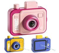 Prank Camera Water Gun, Prank Creative Double-Sided Reverse Waters Guns Reverse & Forward Splash Battle Novelty Game for Parties & Summer Fun(Pink)