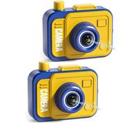 Prank Camera Water Gun, Reverse & Forward Two-Way Squirt Shooter, Mini Pocket-Sized Leak-Resistant Dual-Sided Water Blaster for Summer Pool Party Tricks (2Pcs-E)