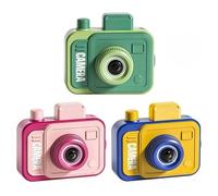 Prank Camera Water Gun, Two-Way Spray Water Gun, Pull Trigger to Shoot Backwards or Forwards, Funny Camera Water Squirt Gun, Ideal for Pool Parties, Beach Trips (Pink, Green, Yellow)