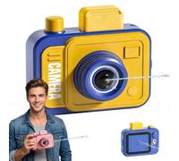 Prank Camera Water Pistol - Funny Two-Way Spray Camera Squirt Gun for Kids & Adults - Hidden Backward Shoot Water Blaster for Summer Garden Parties, Beach Holidays, Gag Gifts (Yellow)