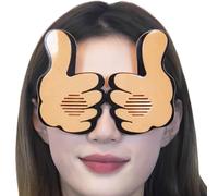 Prank Eyewear - Novelty Trick Glasses, Googly Eye Costume Set, Spring Loaded Vision Toy, Silly Accessory, Joke Supplies Category, Black Frame Unit for Carnivals Halloween and April Fools