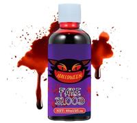 Prank Fake Blood, 60ml Artificial Halloween Liquid Washable Blood, Real Effect Blood Spoofs for Carnivals, Costume Parties, Photography, Halloween Parades