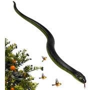 Prank Fake Snake | Life Size Realistic Trick Toy | Bird Scare Devices | For Outside Yard Backyard Lawn Home Indoor Outdoor School Boys Room Offices Garden Patio Door Evening Party Events Work Apartmen