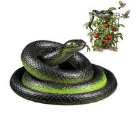 Prank Fake Snake | Realistic Practical Joke Toy Life Size - Rubber Snakes Realistic - for Park Courtyards Balconies Terraces Yard Backyard
