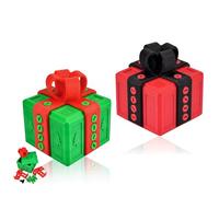 Prank Gift Box, 2Pack Annoying Gift Box 8CM, Mystery Box, Funny 3D Printed Screw Gifts Boxes, Ideal for Christmas, Valentine's Day, Office Home Entertainment