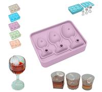 Prank Ice-Cube Mold for Tumbler Cup, Funny Silicone Anal Plug Ice Tray, Silicone Icecube Tray with Lid, Easy Fill and Release Ice-Cube Maker, for Bar, Cocktails, Whiskey, Cool Drinks, Tea, Coffee