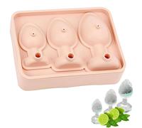 Prank Ice Cube Tray, Funny Butt Plug Ice Cube Mold, 2024 New Adult Prank Bachelor Bachelorette Party Ice Cube Molds, Novelty Silicone Anal Plug Ice Cube Tray, for Cocktails Whiskey Coffee (Pink)