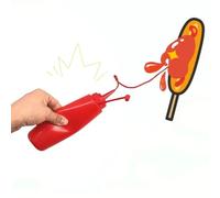 Prank Ketchup Bottle Squirt Toy; Hilarious Simulation Magic Props For Fool's Day Tricks
