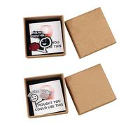 Prank Meme Surprise Box - 2 Pack Funny "Hey You Dropped This Brain"& "PLEASE USE THIS BRAIN" Meme Pins in Mini Surprise Boxes, Funny Personality Gag Gift, Witty Gag Gift for Prank Colleague & Friends