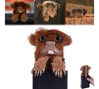 Prank Monkey Toy,Surprise Prank Monkey Toy,Pop-Up Monkey Toys Party Decoration Fun Toys,Realistic Monkey Prank Toy for Halloween Fools Day,Can Be Placed in Pocket,Phone or Behind TV (Teeth*1)