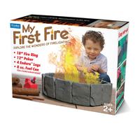 Prank-O My First Fire Prank Gift Box - Hilarious Empty Box for Birthdays & More! Funny Fake Present Box Perfect for Birthdays Holidays and Parties