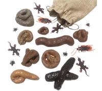 Prank Poop Soft Halloween Squeeze Toys with False Cockroaches