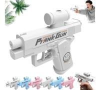 Prank Prank Water Gun, Prank Reverse Water Guns, Compulsive Two-Way Inverted Water Gun, Ideal Novelty Gifts for Friends, Classmates and Family (White 2, 1 Piece)