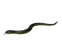 Prank Snake, Life Size Realistic Rubber Trick Toy for Bird Scare | 178g, Cyan Color, Realistic Texture | for Yard Backyard Porch Park Courtyards, Outdoor Halloween Decoration, Gag Gift