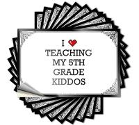 Prank Stickers for Adults I Love Teaching My 5Th Grade Kiddos Stickers Stickers for Your Car Car Decal Sticker(8X12CM)