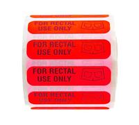 Prank Stickers - Rectal Use Only Labels | Waterproof Joke Decals | 500x Funny Adhesive Tags | Label Set with Permanent Glue | Hilarious Sticker Pack for Parties Offices Friends Long Lasting Fun