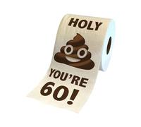 Prank Toilet Paper - Funny Birthday Rolls, Novelty Toilet Paper, Joke Funny Gift Toilet Paper, Personalised Toilet Paper, Funny Toilet Paper Roll Birthday Decoration Gifts for Women Men (60th)