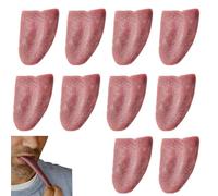 Prank Tongue 10-Piece Realistic Stretchable Scary Party Toys