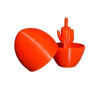 Prank Toy, Middle Finger Easter Egg, 3D Printed Funny Surprise Egg, Novelty Hilarious Gag Gift for Easter Basket Stuffers, Party Pranks & Holiday Decor, Fun Present for Adults Friends Family
