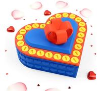 Prank Twist Box - Heart Shaped Annoying Gift Box with Hilarious Screw Puzzle & Fake Poop, Funny Valentine’s Day Teasing Gift, Novelty Gag Gifts Vault Box for Adults, Couples & Friends