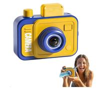 Prank Two-Way Camera Water Gun Forward & Reverse Dual Splash Modes, Double-Sided Shooting for Summer Fun Party Games(Yellow)