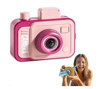 Prank Two-Way Camera Water Gun Forward & Reverse Dual Splash Modes, Double-Sided Shooting for Summer Fun Party Games(Pink)