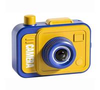 Prank Two-Way Camera Water Gun,Pull the Trigger and Shoot Backwards,Press the Button and Shoot Forwards,Novelty Game for Parties and Summer (Yellow)