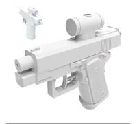 Prank Two-Way Water Gun, Creative Prank Water Gun, Creative Mini Two-Way Sprinkler for Pool Party Pranks (White)
