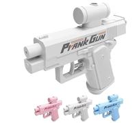 Prank Two-Way Water Gun - Dual-action Water Gun Sprays Forward And Backward For Surprise Delight, Outdoor Laughter And Ultimate Water Fight Fun(White)