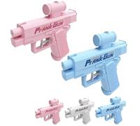 Prank Two-Way Water Gun - Dual-action Water Gun Sprays Forward And Backward For Surprise Delight, Outdoor Laughter And Ultimate Water Fight Fun(Pink+blue)