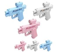 Prank Two-Way Water Gun - Dual-action Water Gun Sprays Forward And Backward For Surprise Delight, Outdoor Laughter And Ultimate Water Fight Fun(Blue+white+pink)