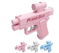 Prank Two-Way Water Gun - Dual-action Water Gun Sprays Forward And Backward For Surprise Delight, Outdoor Laughter And Ultimate Water Fight Fun(Pink)