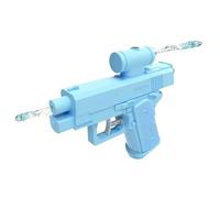 Prank Two-Way Water Gun,Prank Squirt Gun Can Spray from Front and Back, Creative Pranks Battle Toy Waters Guns Fight, for School Office Trick (Blue)