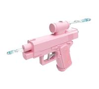 Prank Two-Way Water Gun,Prank Squirt Gun Can Spray from Front and Back, Creative Pranks Battle Toy Waters Guns Fight, for School Office Trick (Pink)